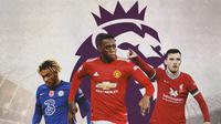 Premier League - Reece James, Aaron Wan-Bissaka, Andrew Robertson (Bola.com/Adreanus Titus)