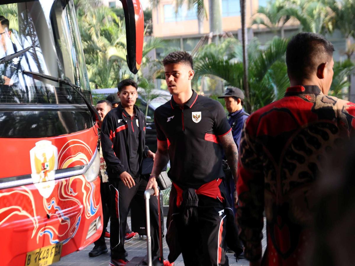 Timnas Indonesia tiba di Tanah Air