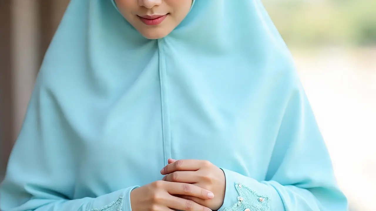 Gamis Lengan Kancing (Created by AI)