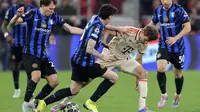Bermain tandang, Inter Milan tampil solid sepanjang pertandingan melawan Bayern Munchen. (Alexandra BEIER/AFP)