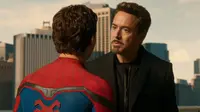 Robert Downey Jr. sebagai Tony Stark di Spider-Man: Homecoming. (Sony / Marvel Studios)