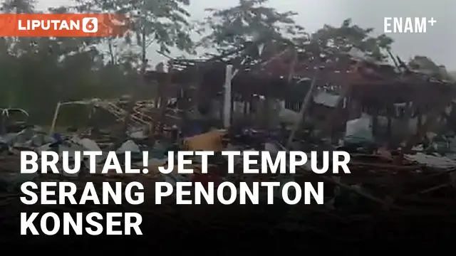 Serangan Udara ke Konser Myanmar Tewaskan 80 Orang