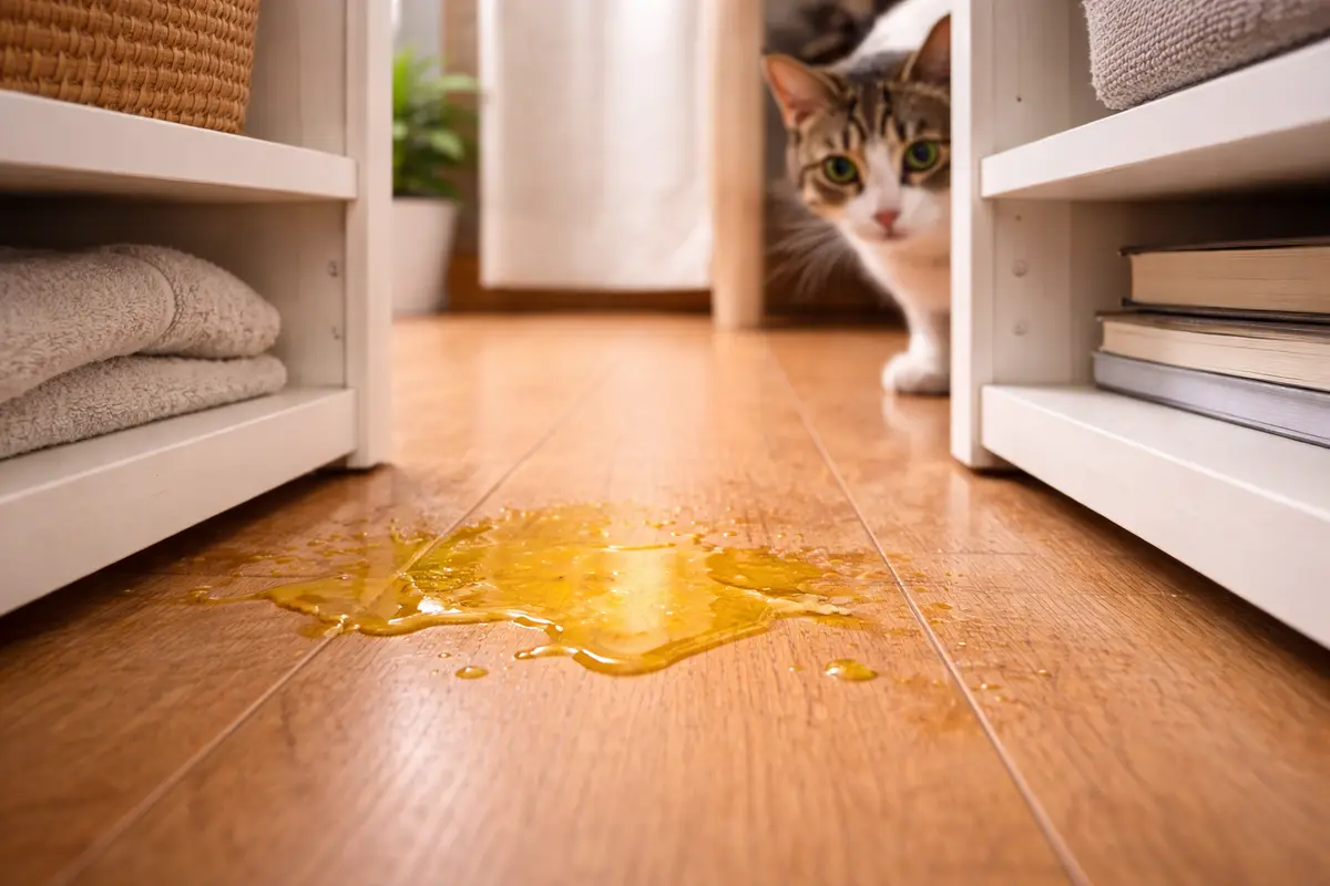 Cara Menghilangkan Bau Kencing Kucing di Lantai Keramik