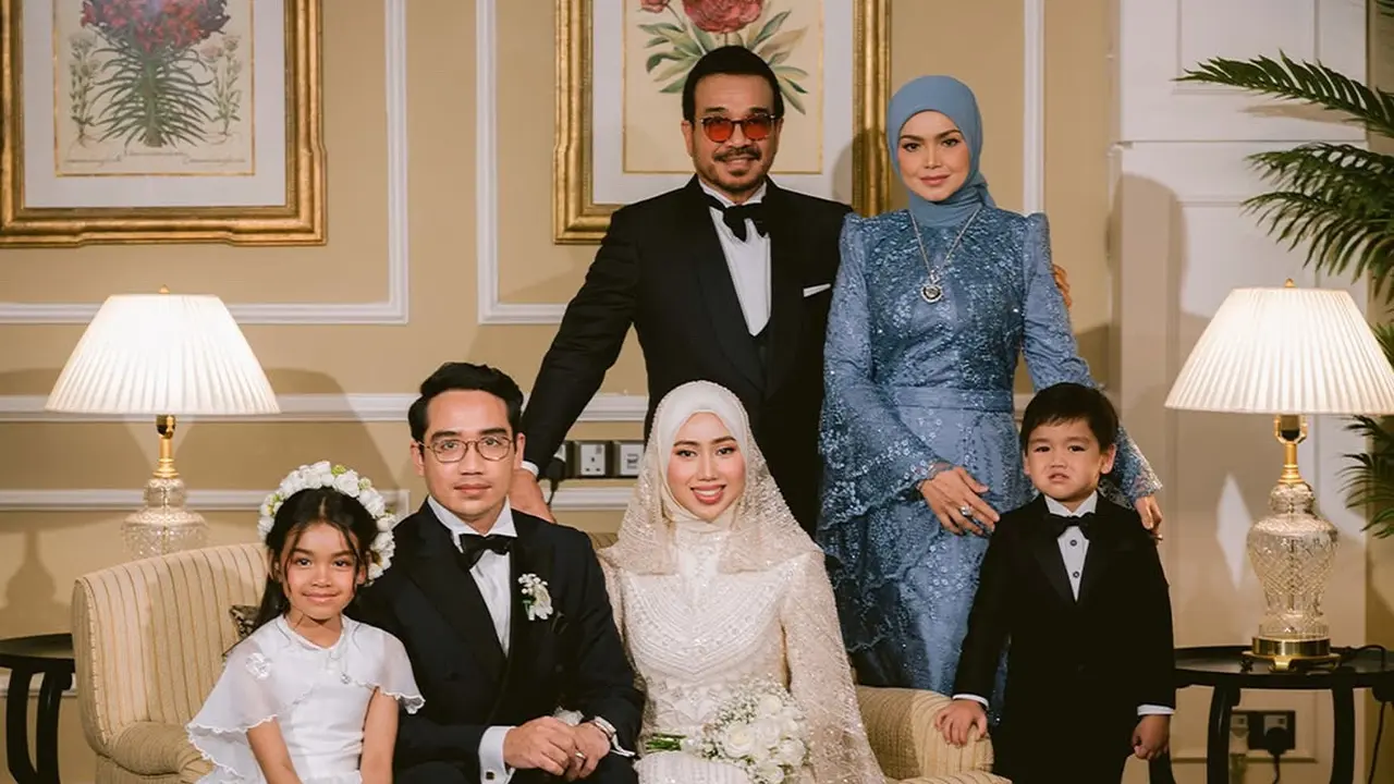 Potret Pernikahan Anak Sambung Siti Nurhaliza