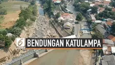 Debit air di bendungan Katulampa terus terlihat mengalami penyusutan. Aliran air dibagi untuk mencegah adanya kekurangan air.