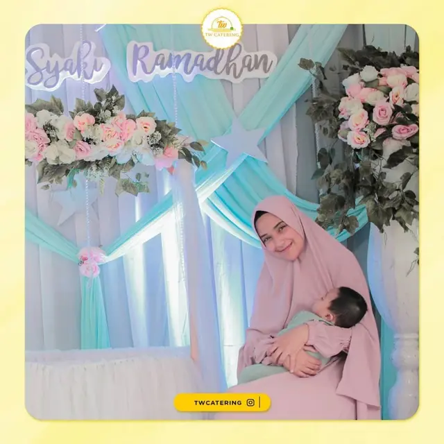 6 Potret Akikah Anak Pertama Nadya Mustika dan Rizki D'Academy, Penuh Kebahagiaan