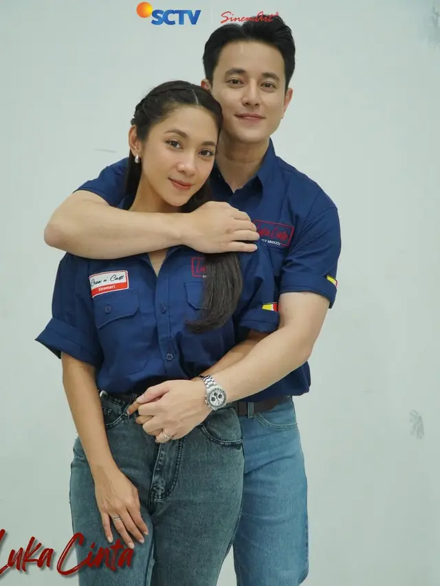 Billy Davidson dan Dinda Kirana dalam sinetron SCTV Luka Cinta. (Foto: Dok. Instagram @sinemart_ph)