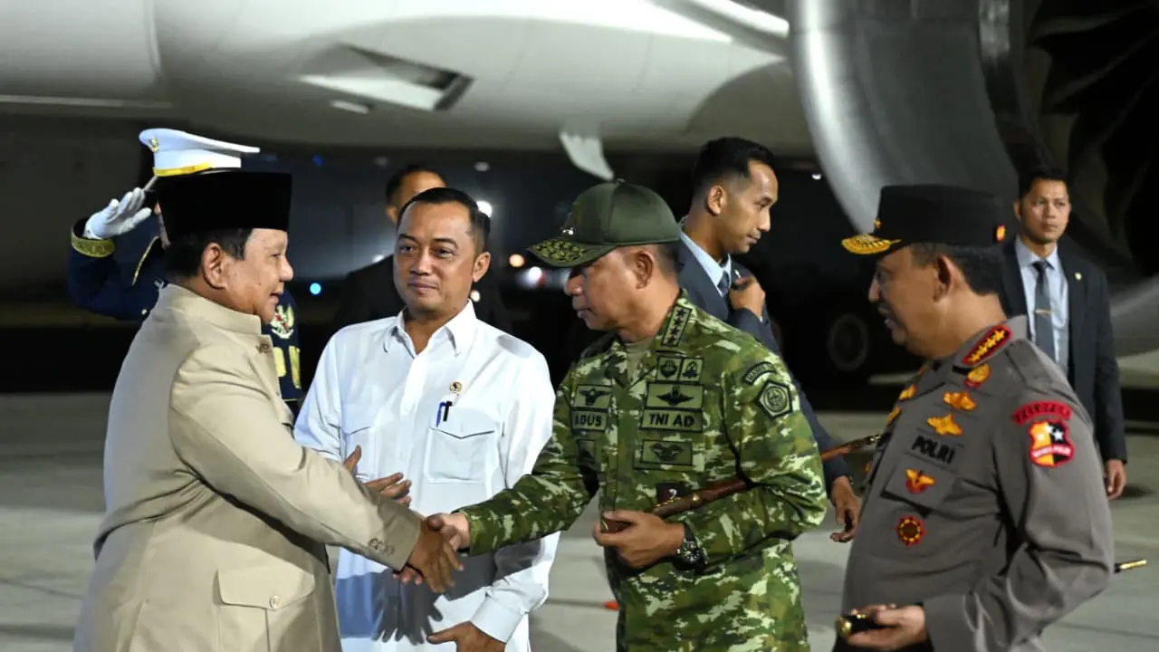 Prabowo Kembali Setelah Kunjungan dari Rusia