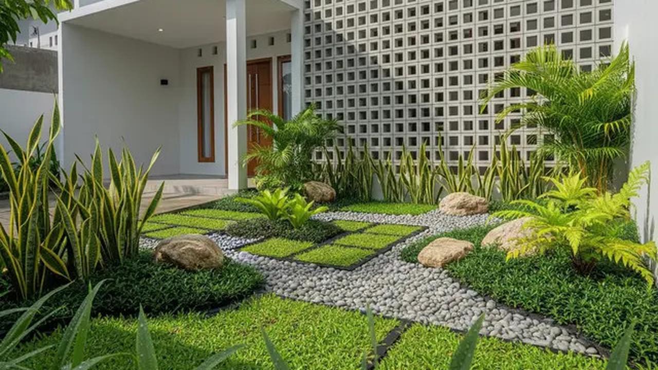 10 Ide Pekarangan Rumah Minimalis Tanpa Pagar yang Estetik di 2025, Fungsional dan Ramah Lingkungan