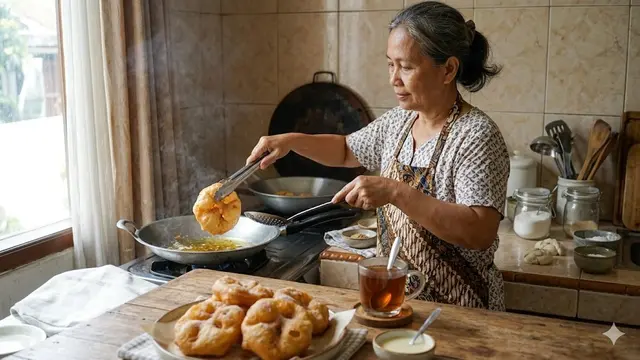 Membuat Roti Goreng Tepung Panir