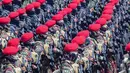 Sementara, TNI Rakyat merujuk pada jati diri TNI sebagai tentara rakyat, tentara pejuang, tentara profesional, sekaligus tentara nasional. (merdeka.com/Arie Basuki)