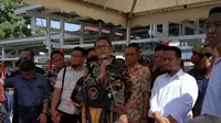 Nurdin Abdullah saat memberi arahan kepada para pejabat Pemprov Sulsel (Syahrul Ramadan/ JawaPos,com)