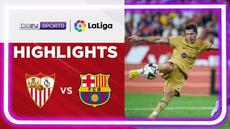 Berita video highlights Liga Spanyol, Barcelona kalahkan Sevilla 3-0, Minggu (4/9/22).