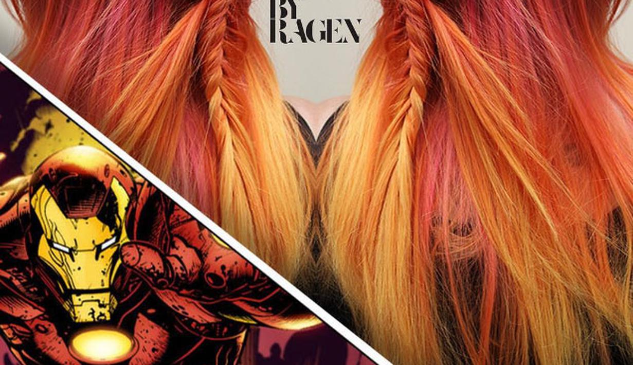  Unik  Warna  Rambut  Warna  Warni  Ini Mirip Berbagai Tokoh 