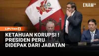 Kongres Peru Copot Presiden José Jerí dari Jabatan Akibat Dugaan Korupsi