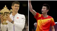Meskipun sama-sama berperingkat satu dunia, pendapatan Novak Djokovic dan Chen Long sepanjang tahun 2015 sangat timpang.