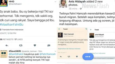 Tanggapan juga datang dari Direktur Eksekurif Migrant Care, Anis Hidayah. Melalui akun pribadinya, ia mengatakan bahwa anggapan itu salah.