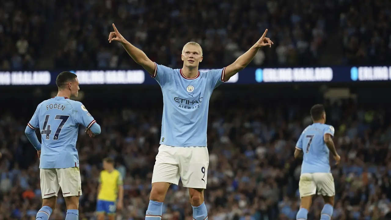 Erling Haaland Hattrick, Manchester City Gulung Nottingham Forest
