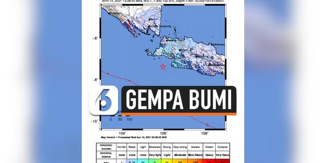 VIDEO: Gempa  Magnitudo 5 di Banten, Terasa Hingga Jakarta