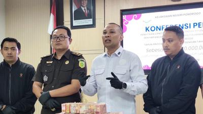 Uang Sitaan Korupsi DPRD Ponorogo Baru Terkumpul, Kejari: Masih di Bawah Potensi Kerugian
