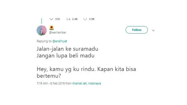 Pantun Gombal ala Netizen