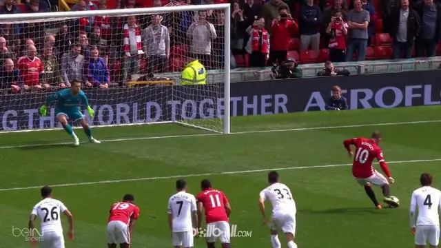 Marcus Rashford Diving Saat Manchester United Vs Swansea?