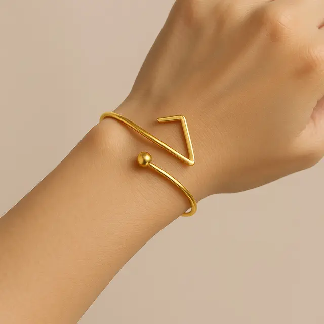 Gelang Emas Bola Kecil 2–5 Gram Kombinasi Spiral Modern