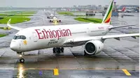 Ethiopian Airlines Tetap Layani Rute Penerbangan ke China. (dok.Instagram @bertrand.cosse.1_a350/https://www.instagram.com/p/B6xrByUhQIY/Henry)