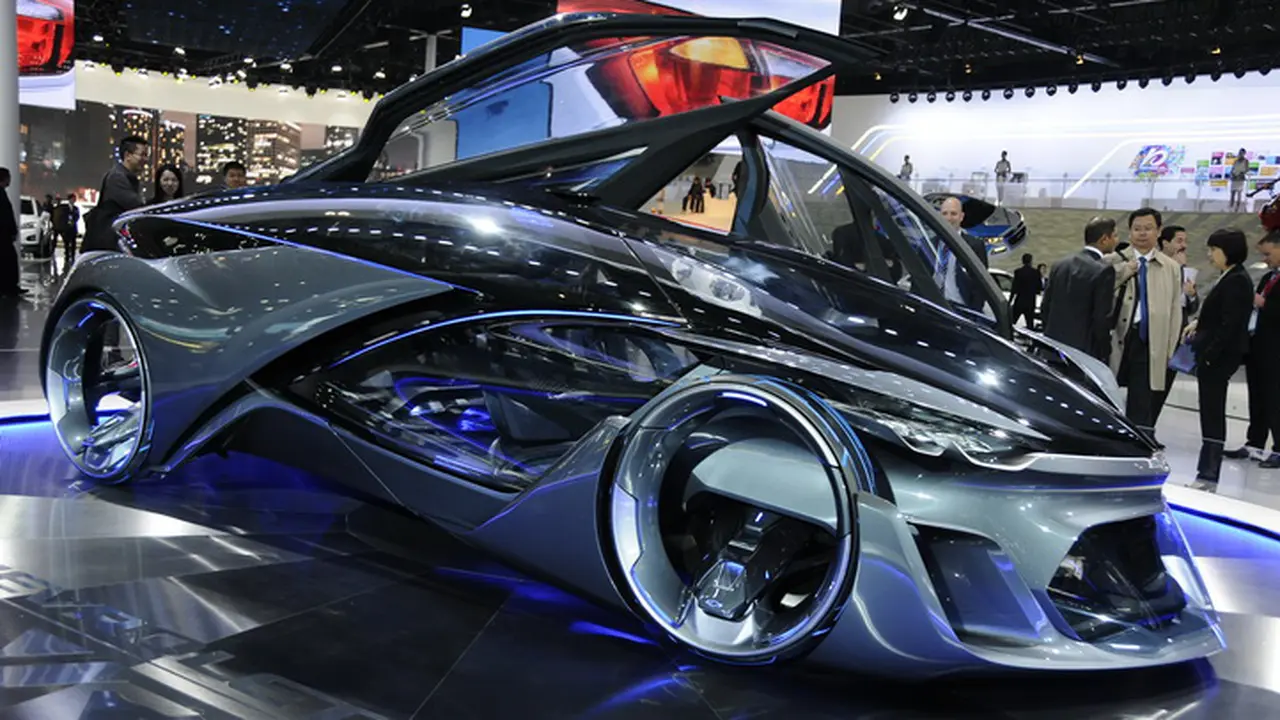 Mobil Canggih dari Film Fiksi Ilmiah Hadir Di Shanghai
