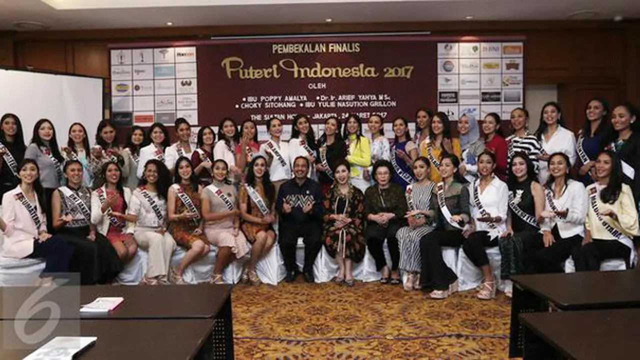 Acara pembekalan ini dihadiri oleh Ketua Dewan Pembina Yayasan Puteri Indonesia, Putri K Wardani, Ketua Umum Yayasan Puteri Indonesia, Wardiman Djojonegoro dan Puteri Indonesia Pariwisata 2016, Intan Aletino.
