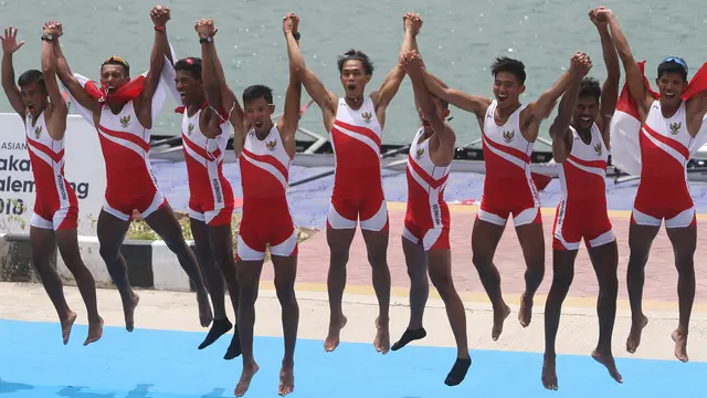 Dayung Rebut Emas Kesembilan Indonesia