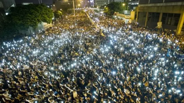 Demonstrasi Hong Kong 2014, yang dikenal dengan nama Umbrella Movement (AFP)