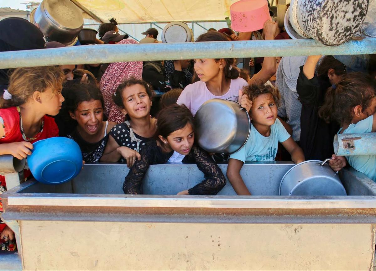 FOTO: Kelaparan Renggut Nyawa 21 Anak-Anak Gaza dalam 72 Jam Terakhir