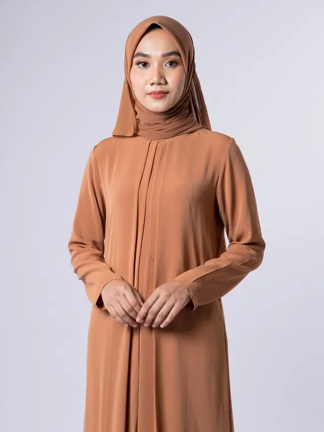 Model Gamis Orang Gemuk Perut Buncit