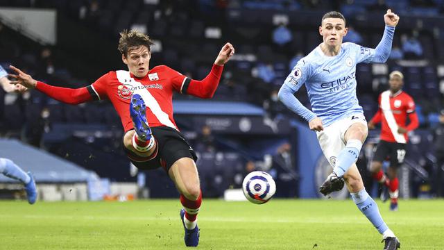 FOTO: Hajar Southampton, Manchester City Nyaman di Pucuk Klasemen Liga Inggris