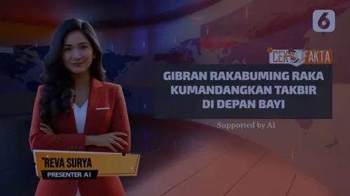 Video Gibran Rakabuming Raka Kumandangkan Takbir pada Seorang Anak Merupakan Rekayasa AI