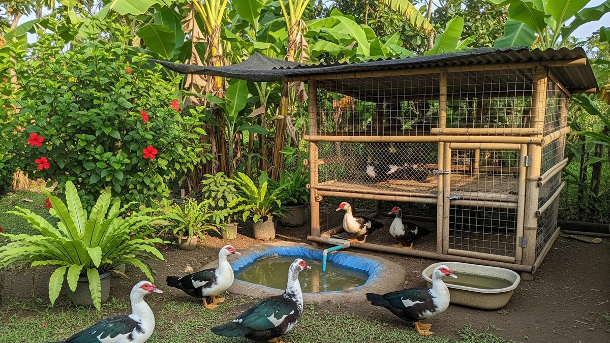 Cara Ternak Entok Semi Umbaran di Pekarangan Rumah, Hemat Pakan dan Cepat Panen