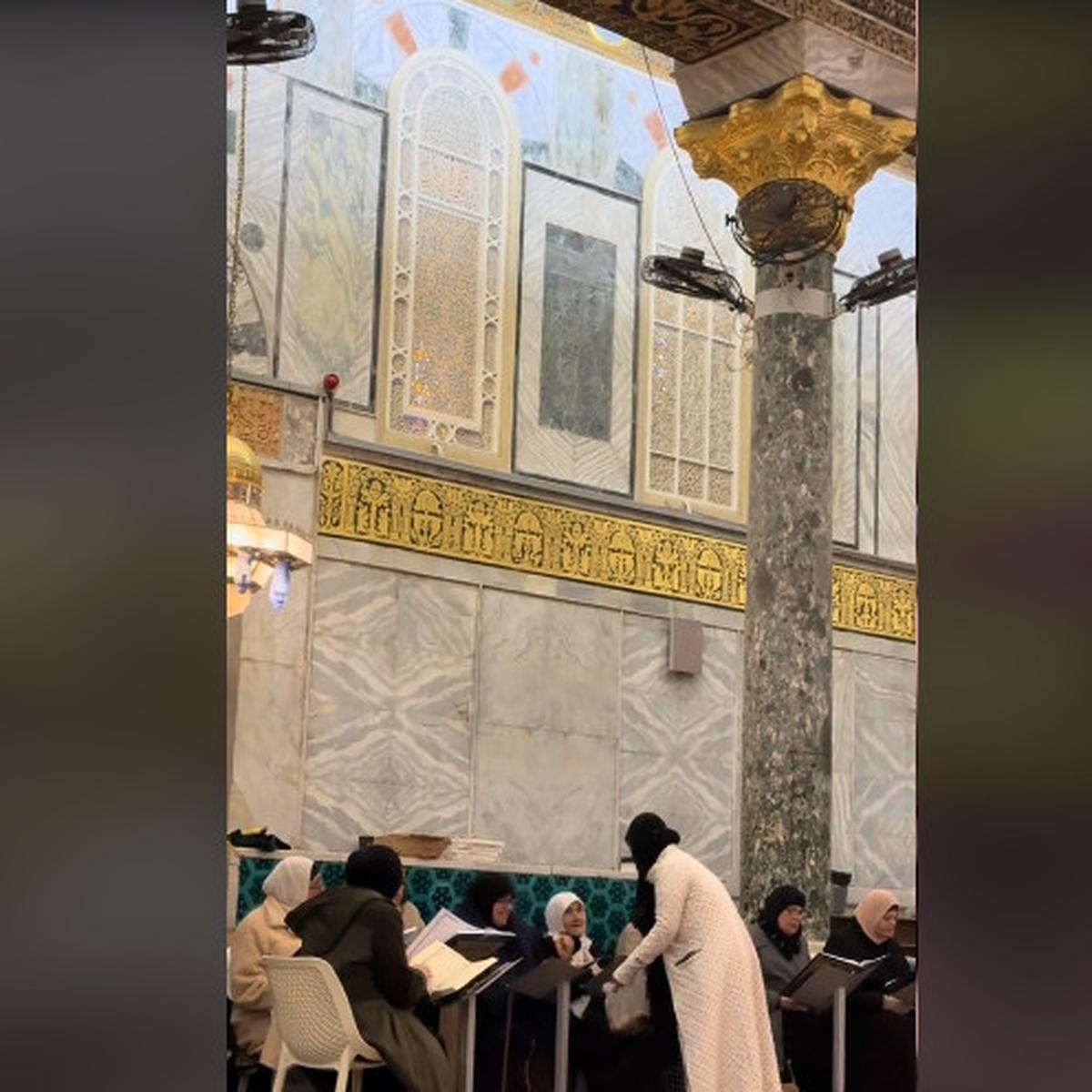 Penampakan para 'Bidadari' Penjaga Masjid Al-Aqsa Palestina
