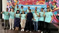 Jumpa pers&nbsp;Pesta Literasi Indonesia 2024 di Taman Ismail Marzuki (TIM), Jakarta Pusat, 18 Juli 2024. (Liputan6.com/Asnida Riani)