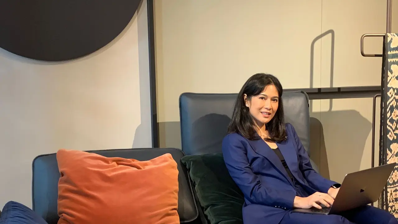 Dian Sastro saat berada di replika sudut favoritnya
