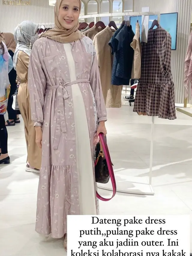 Inspirasi Baju Lebaran yang Menawan dari Mega Iskanti x Kami