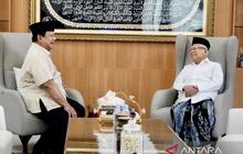 Momen Haru: Presiden Prabowo Cium Tangan KH Ma'ruf Amin dalam Pertemuan Penting, Bahas Arah Bangsa