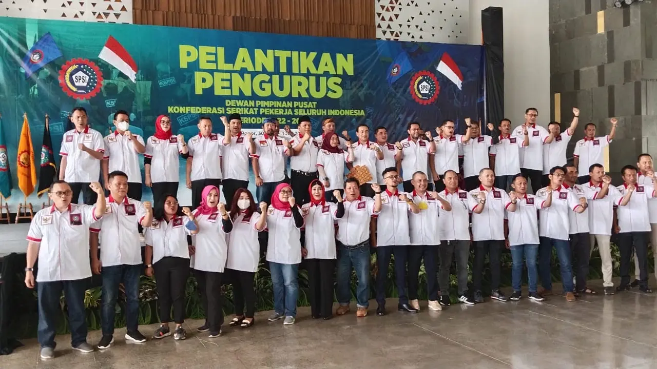 Ketua Umum Konfederasi Serikat Pekerja Seluruh Indonesia (KSPSI) Yorrys Raweyai tegaskan buruh tetap netral di Pilpres 2024.
