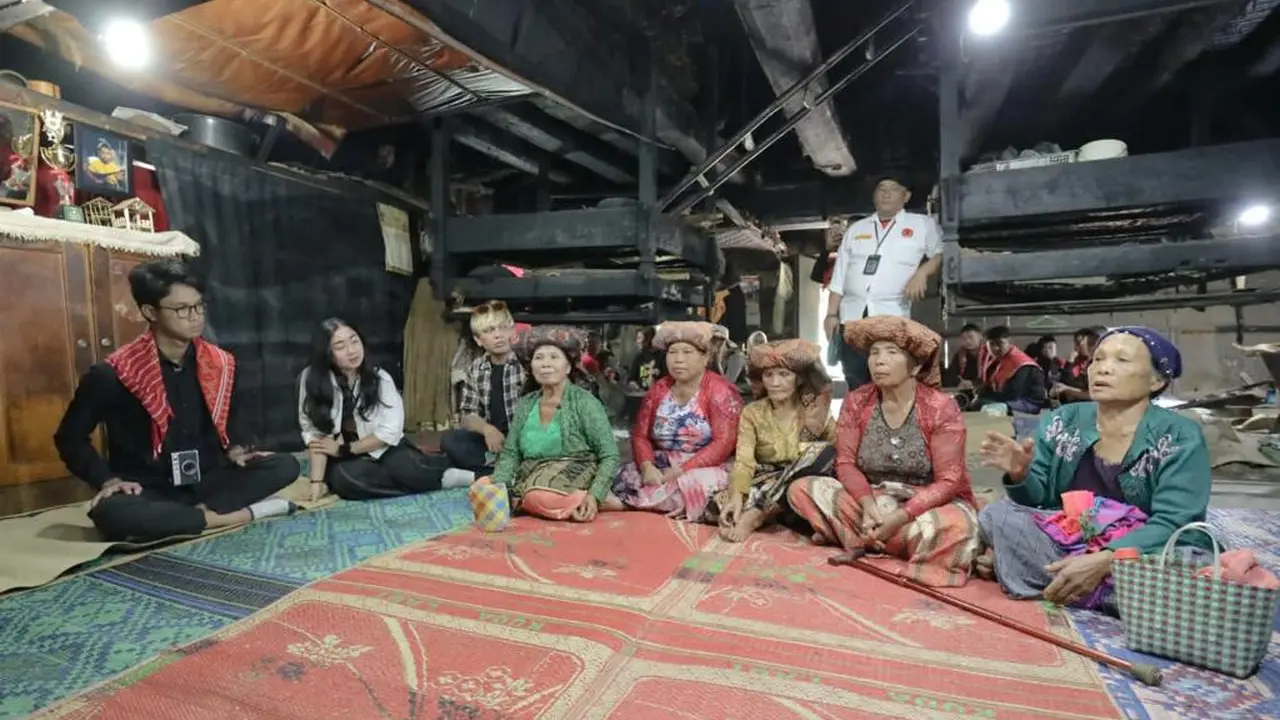 Muhammad Zinedine Alam Ganjar di Desa Wisata Dokan, Kabupaten Karo, Sumatra Utara (Sumut), Kamis (25/1/2024) (Istimewa)
