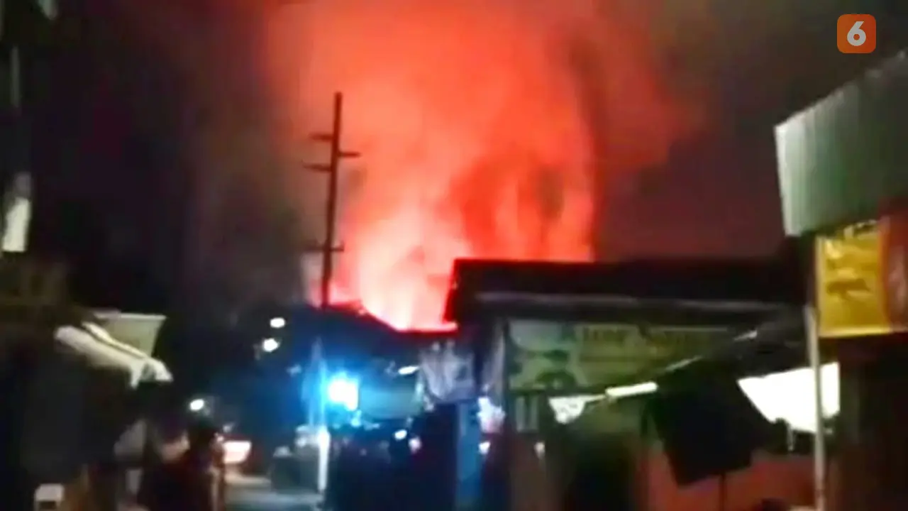 Kebakaran Pemukiman di Banjarmasin Kalimantan Selatan Kalsel