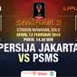 Live streaming Persija Jakarta Vs PSMS