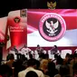 Menristek Dikti M Nasir memberi pandangan dalam silaturahmi mantan napi dengan korban terorisme yang digelar BNPT di Jakarta, Rabu (28/2). Acara bertema 'Silaturahmi Kebangsaan Negara Kesatuan Republik Indonesia (Satukan NKRI)'. (Liputan6.com/JohanTallo)