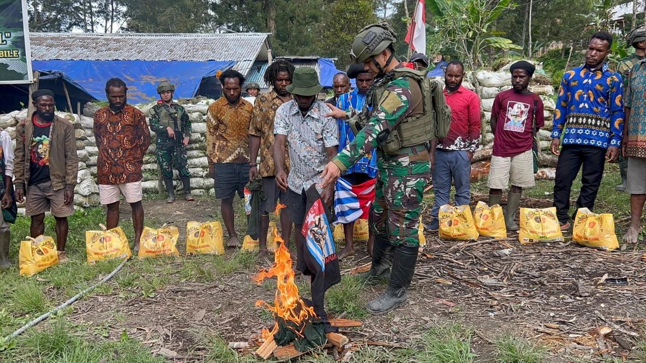 Lima Anggota OPM Kembali ke NKRI