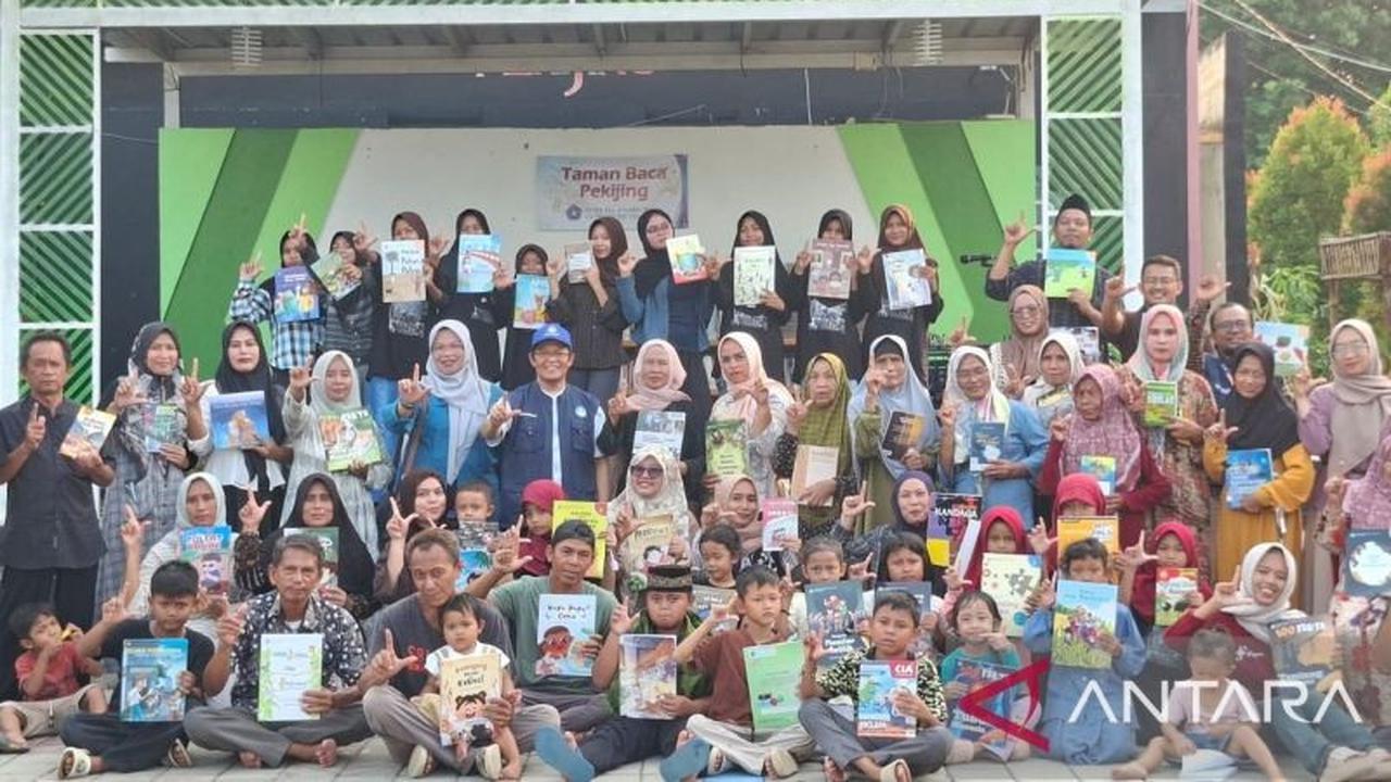 Badan Bahasa Perkuat Literasi TBM Pekijing Serang, Alihkan Anak dari Gawai