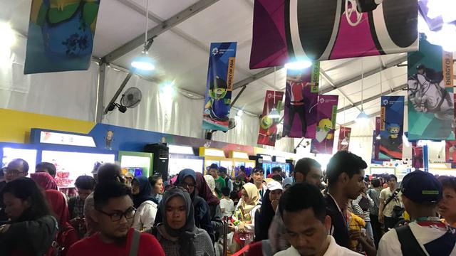 Antusiasme warga berburu Merchandise Asian Games 2018
